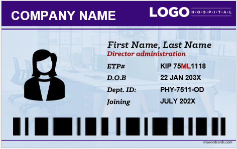 Employee ID Card Template