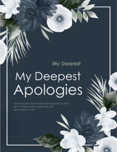 Apology Card Template