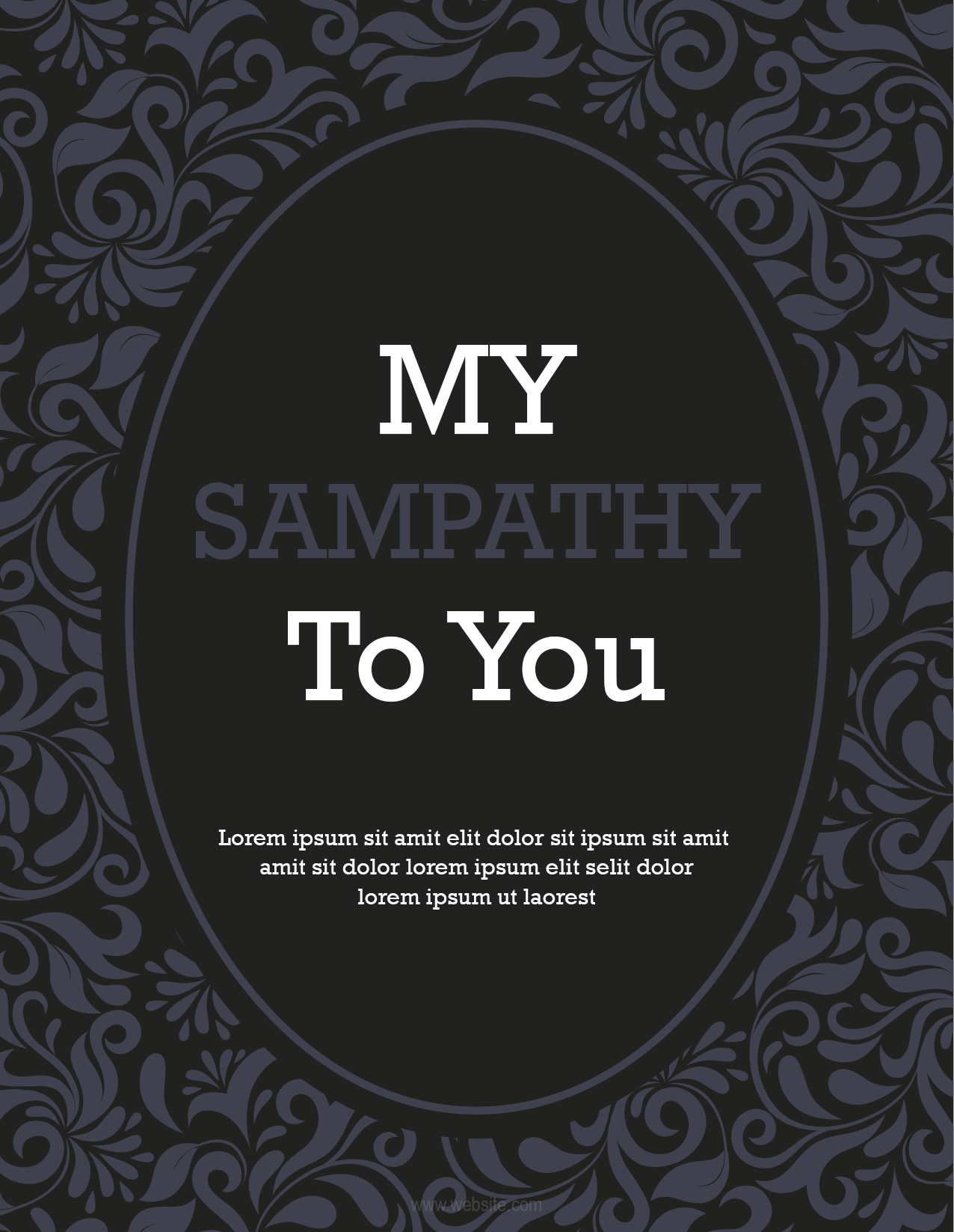 Sympathy Card Template