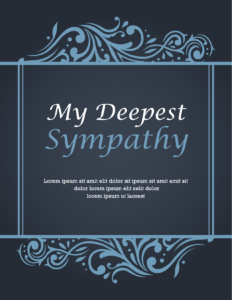 Sympathy Card Template