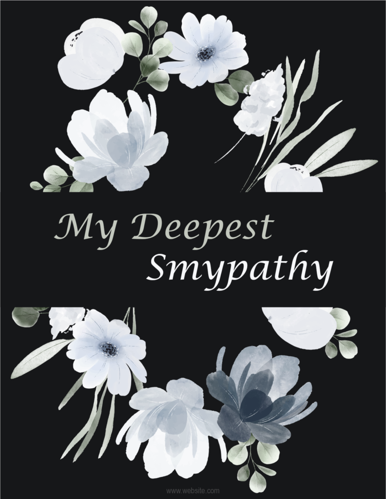 Sympathy Card Template