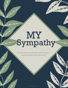 Sympathy Card Template