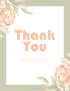 Thank You Card