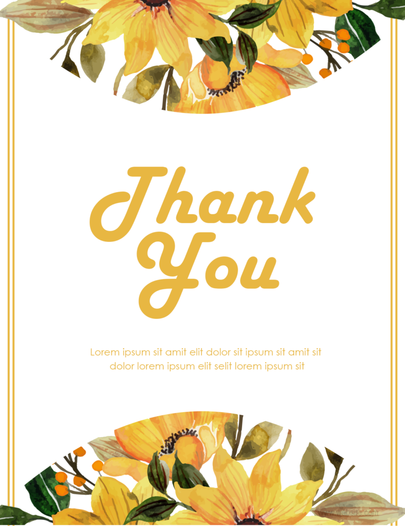 Thank You Card