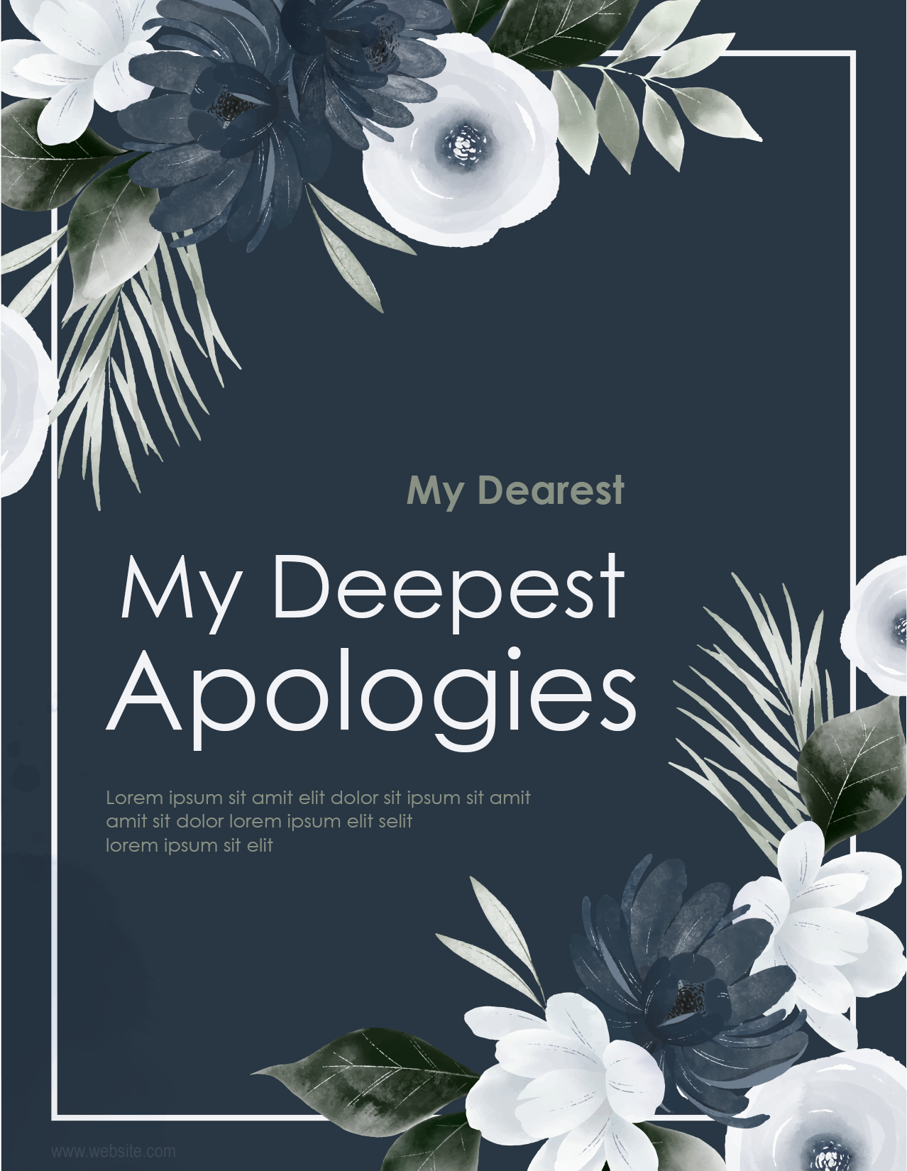 Apology Cards