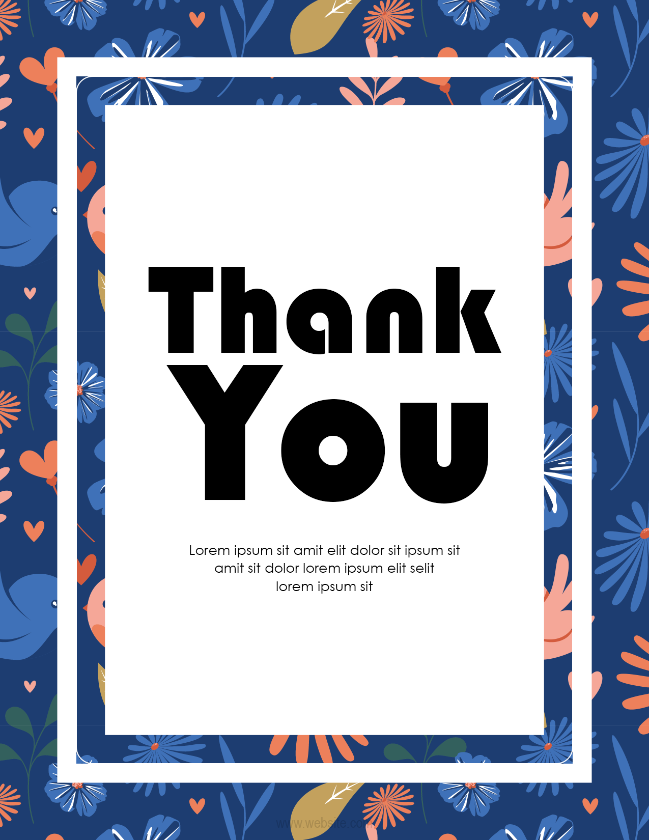 Thankyou Cards - mswordcards.com